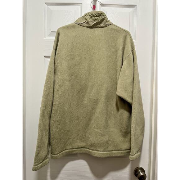 OG Patagonia Synchilla Tan Fleece Lined Polyester Full Zip Jacket Mens XL USA - Picture 7 of 7